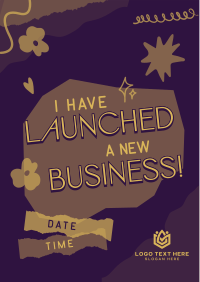 Scrapbook Startup Launch Flyer