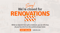 Closed for Renovations Animation