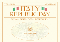 Italy Republic Day Postcard example 2