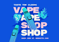 Vape Pen Postcard example 4