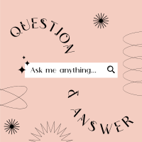 Minimalist Q&A Instagram Post