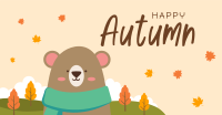 Bear in Autumn Facebook Ad