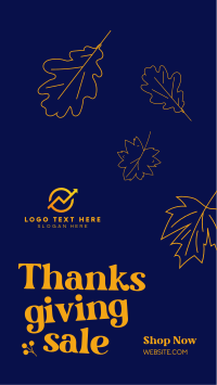 Thanksgiving Promo Facebook Story