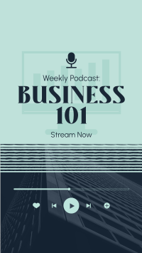 Business Talk Podcast Facebook Story