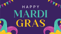 Mardi Gras Celebration Facebook Event Cover