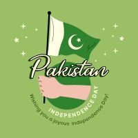 Raise Pakistan Flag Instagram Post