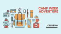 Camp Week Adventure Facebook Event Cover