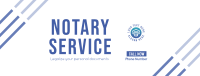 Online Notary Service Facebook Cover Design