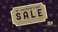 Lucky Irish Pattern Facebook Event Cover