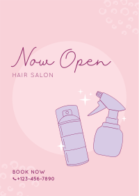 Hair Salon Opening Flyer