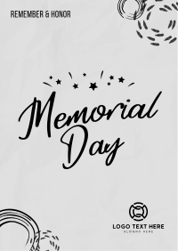 Memorial Day Doodle Flyer