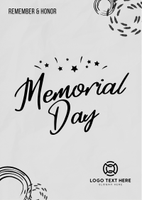 Memorial Day Doodle Flyer