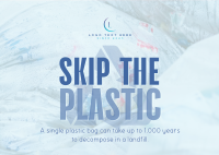 Sustainable Zero Waste Plastic Postcard Design