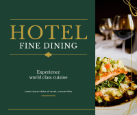 Hotel Fine Dining Facebook Post