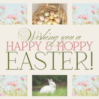 Rustic Easter Greeting Instagram Post Design