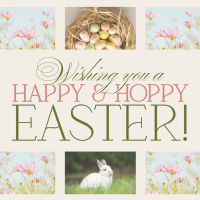 Rustic Easter Greeting Instagram Post