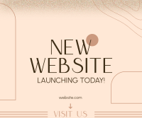 Simple Website Launch Facebook Post