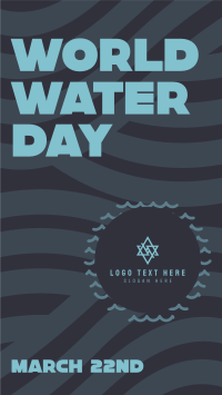 World Water Day Waves Facebook Story