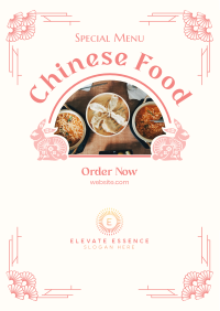 Special Chinese Food Flyer