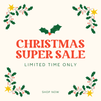 Christmas Super Sale Linkedin Post