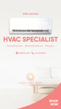 HVAC Specialist Instagram Story