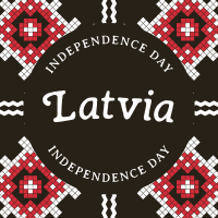 Traditional Latvia Independence Instagram Post