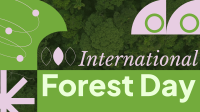 Geometric Shapes Forest Day Animation