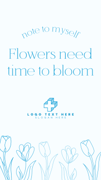 Flowers Need Time Instagram Reel Image Preview