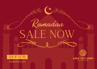 Ramadan Mosque Sale Postcard Design