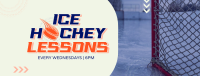 Ice Hockey Lessons Facebook Cover