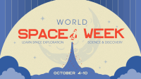 Retro Minimalist Space Week Animation