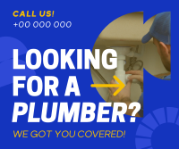 Plumbing Expert Hire Facebook Post