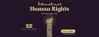 Human Rights Day Facebook Cover Design