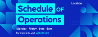 Corporate Schedule Facebook Cover