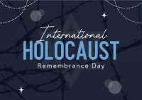Holocaust Memorial Day Postcard