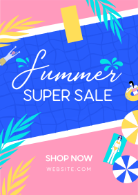 Summer Super Sale Poster