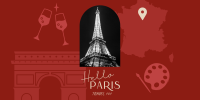 Paris Holiday Travel  Twitter Post