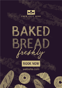 Freshly Baked Bread Daily Poster