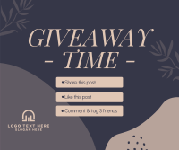 Organic Leaves Giveaway Mechanics Facebook Post