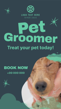 Professional Pet Groomer TikTok Video