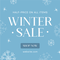 Winter Wonder Sale Instagram Post