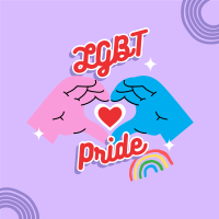 LGBT Pride Sign Instagram Post