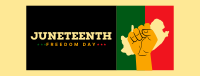 Juneteenth Freedom Celebration Facebook Cover