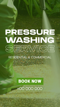 Professional Pressure Wash Instagram Reel Image Preview