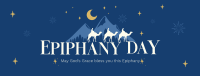 Sparkling Epiphany Day Facebook Cover Image Preview