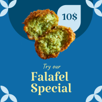 Restaurant Falafel Special  Instagram Post Image Preview