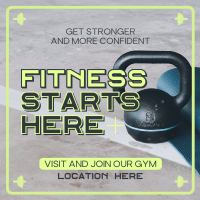 Geometric Fitness Gym Instagram Post Image Preview