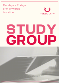 Chill Study Group Flyer