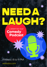 Podcast for Laughs Flyer