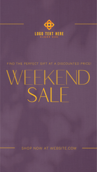 Minimalist Weekend Sale YouTube Short